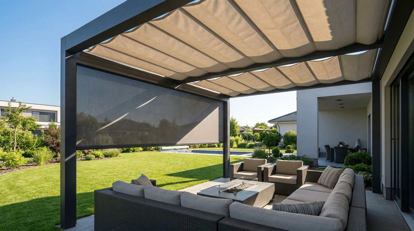 Motorized Pergola Shades vs. Retractable Pergola Canopies: Which is Better for St. Charles County Homes?